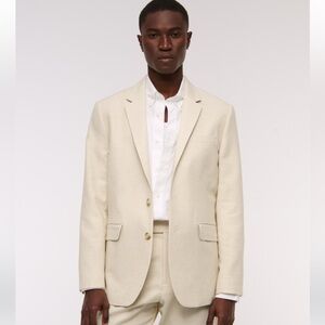 A&F Collins Classic Cotton Texture Blazer (NWOT)